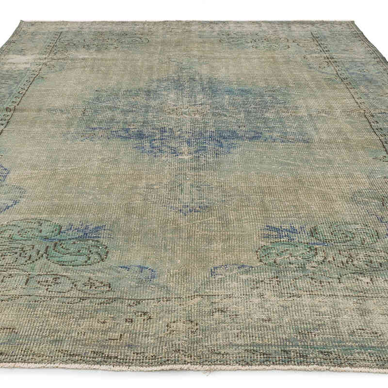 Alfombra Vintage Turca Anudada a Mano - 210 cm x 310 cm - K0074509