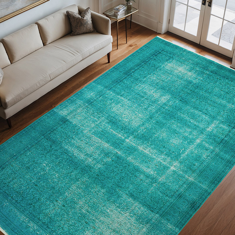 Alfombra Turca Vintage Sobre-teñida - 227 cm x 350 cm - K0074512