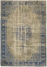 Vintage Turkish Hand-Knotted Rug - 8'  x 11' 2" (96" x 134")