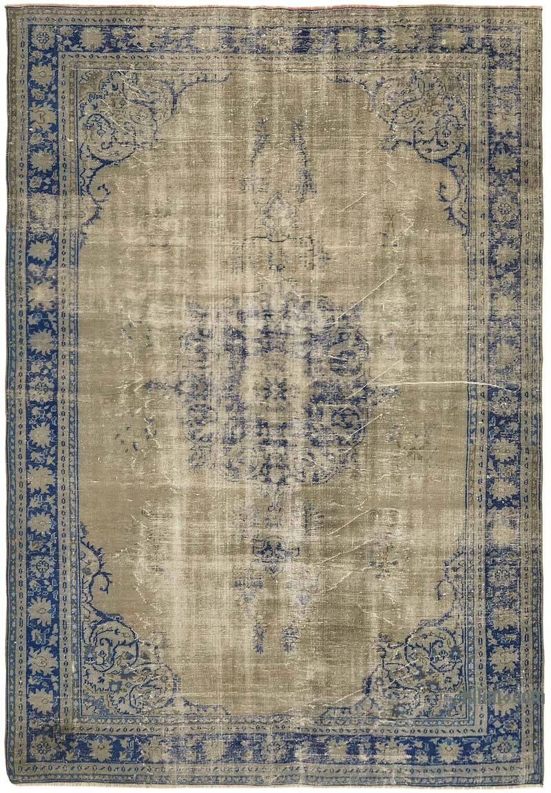 Alfombra Vintage Turca Anudada a Mano - 244 cm x 340 cm - K0074514