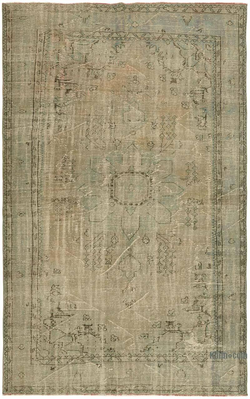 El Dokuma Vintage Halı - 218 cm x 345 cm - K0074515