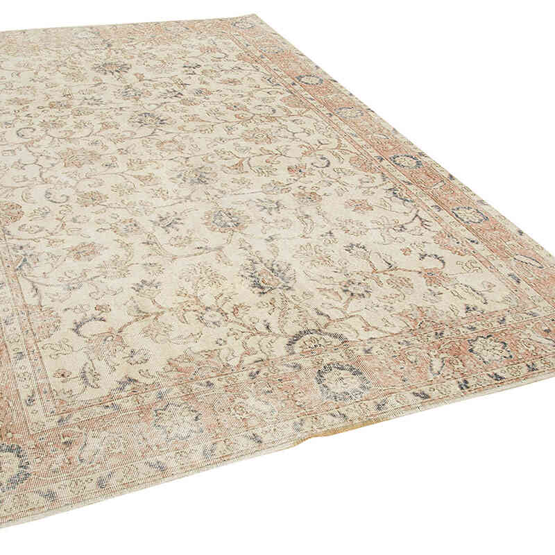 Vintage Turkish Hand-Knotted Rug - 6' 10" x 10' 1" (82" x 121") - K0074519