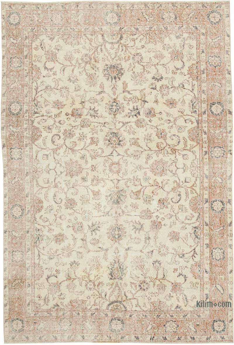 Vintage Turkish Hand-Knotted Rug - 6' 10" x 10' 1" (82" x 121") - K0074519