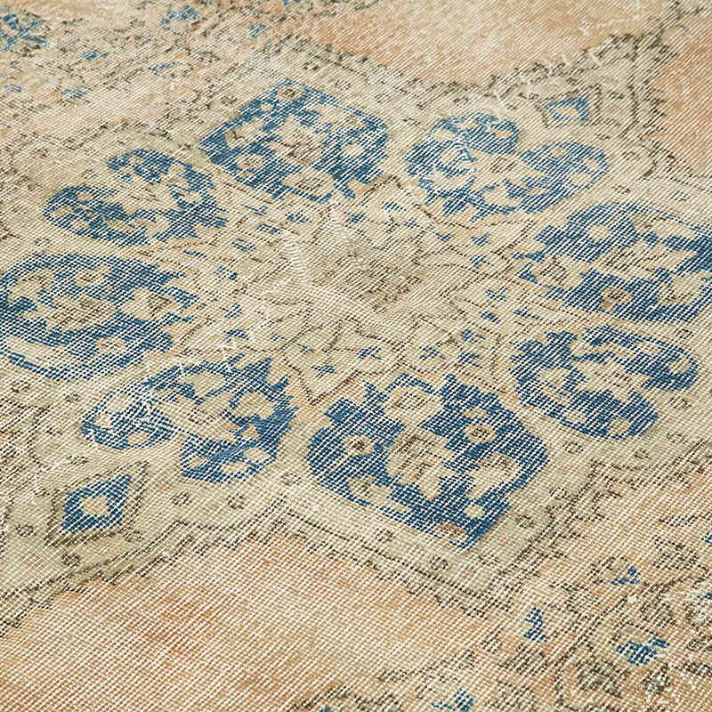 Alfombra Vintage Turca Anudada a Mano - 204 cm x 307 cm - K0074522