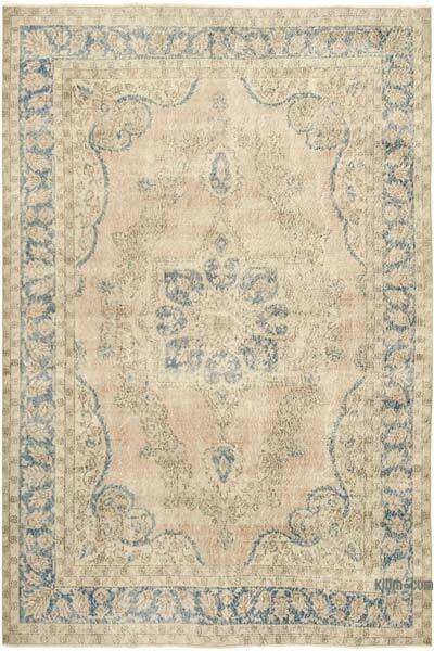 Vintage Turkish Hand-Knotted Rug - 6' 8" x 10' 1" (80" x 121")