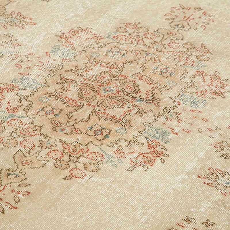 Alfombra Vintage Turca Anudada a Mano - 189 cm x 291 cm - K0074523
