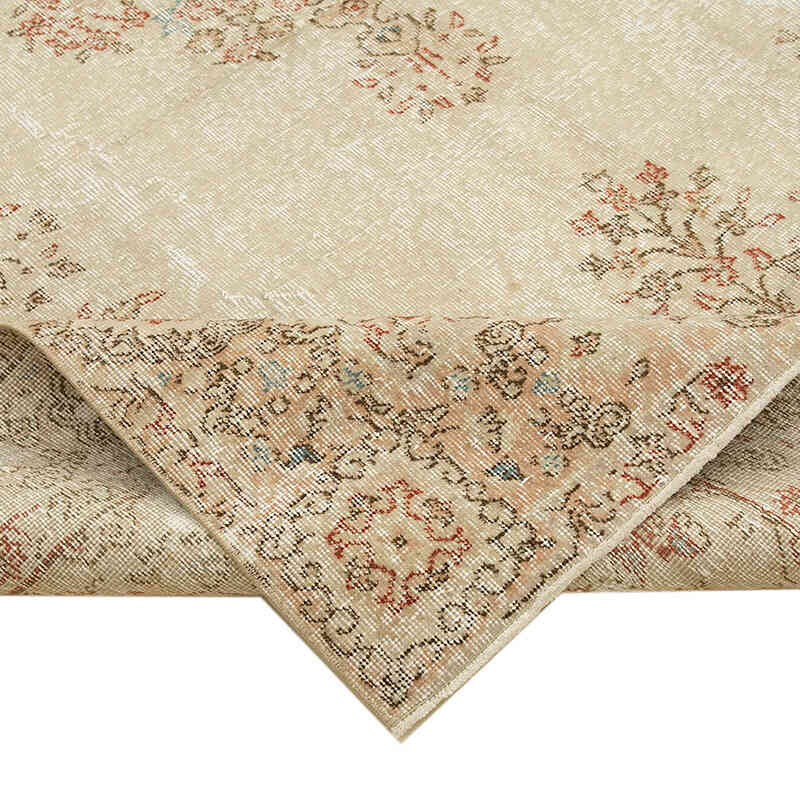 Alfombra Vintage Turca Anudada a Mano - 189 cm x 291 cm - K0074523