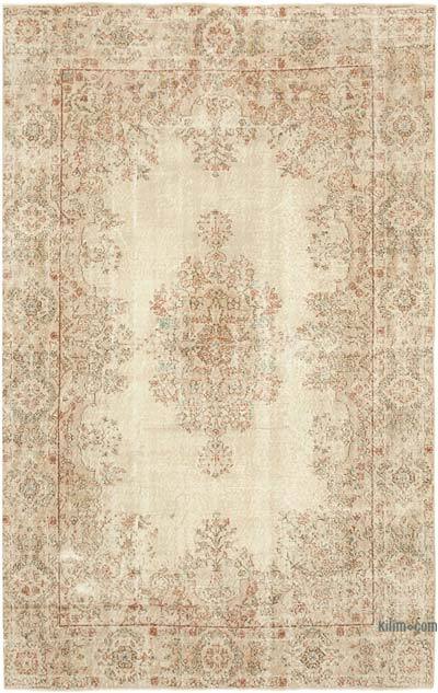 Alfombra Vintage Turca Anudada a Mano - 189 cm x 291 cm