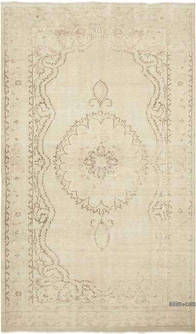 Vintage Turkish Hand-Knotted Rug - 6'  x 10' 4" (72" x 124")