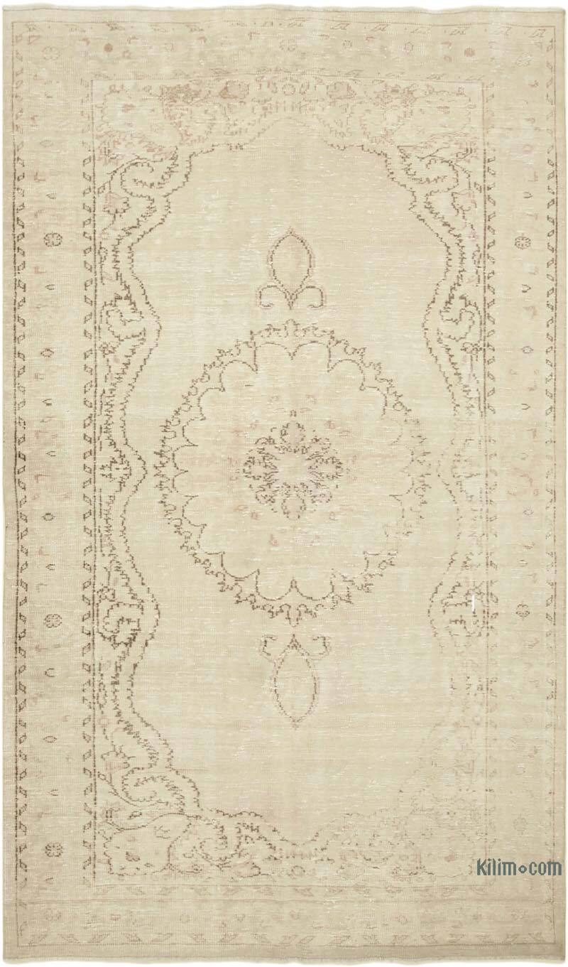 Alfombra Vintage Turca Anudada a Mano - 183 cm x 315 cm - K0074524