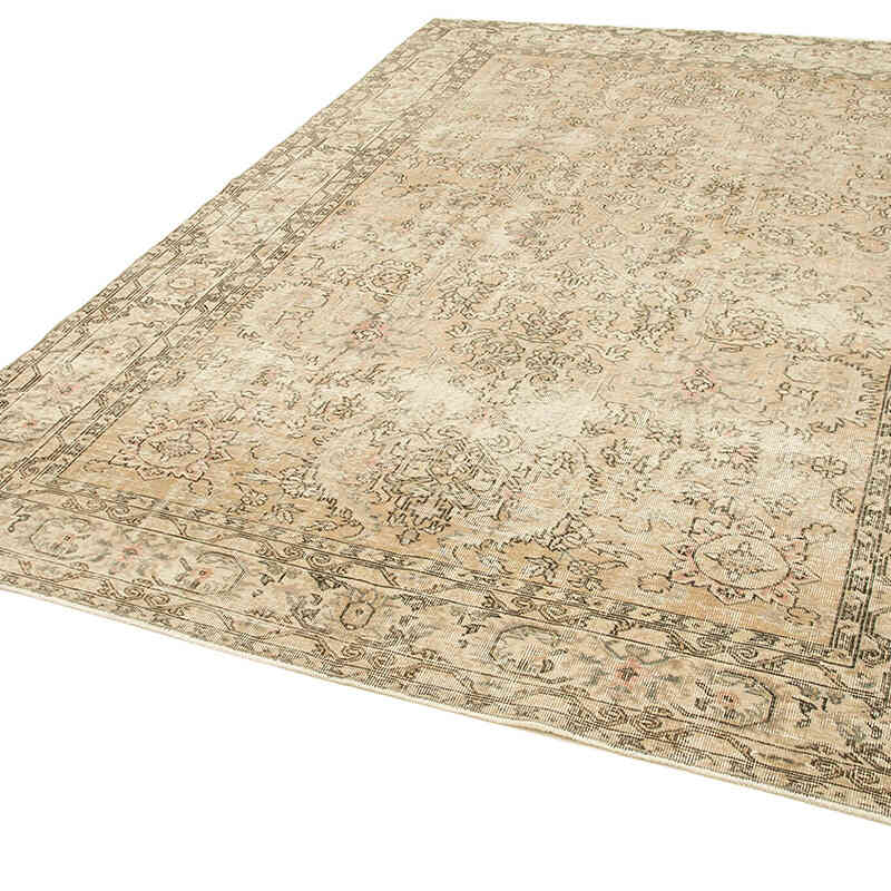 Vintage Turkish Hand-Knotted Rug - 6' 10" x 9' 3" (82" x 111") - K0074526