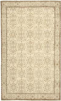 Vintage Turkish Hand-Knotted Rug - 6' 2" x 10' 2" (74" x 122")