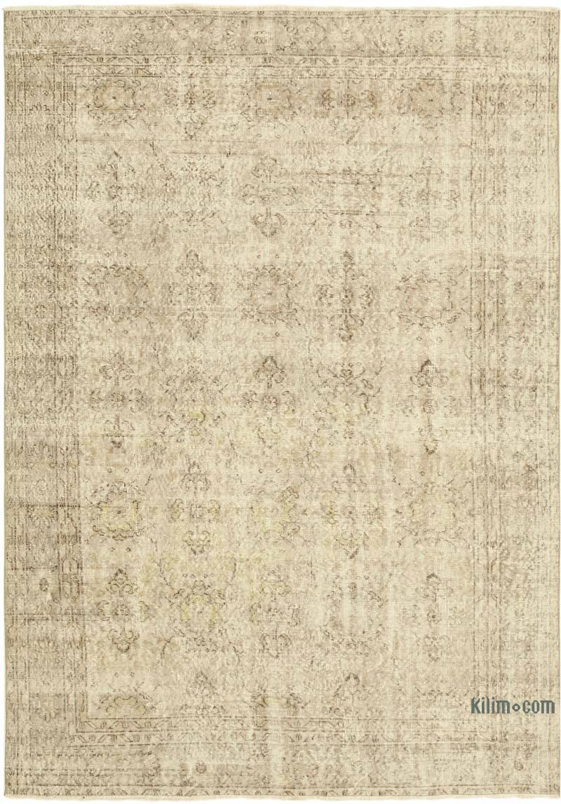 Vintage Turkish Hand-Knotted Rug - 6' 7" x 9' 4" (79" x 112") - K0074530
