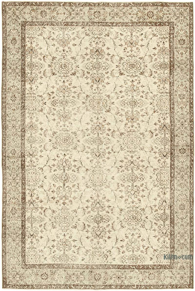 El Dokuma Vintage Halı - 172 cm x 263 cm - K0074535
