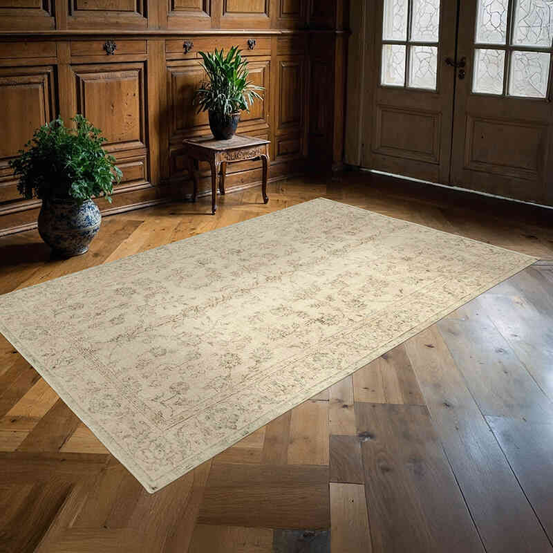 El Dokuma Vintage Halı - 156 cm x 246 cm - K0074537