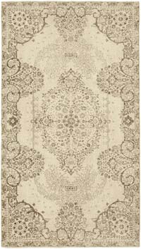 Vintage Turkish Hand-Knotted Rug - 5' 5" x 9' 6" (65" x 114")
