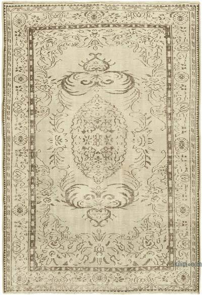 Alfombra Vintage Turca Anudada a Mano - 186 cm x 265 cm