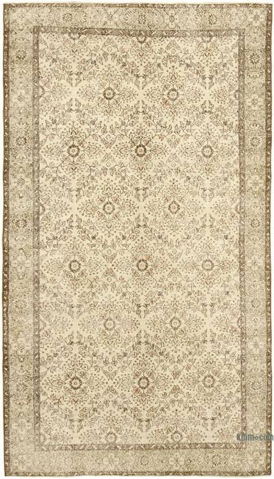 Vintage Turkish Hand-Knotted Rug - 5' 8" x 10'  (68" x 120")