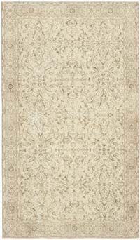 Vintage Turkish Hand-Knotted Rug - 5' 5" x 9' 3" (65" x 111")