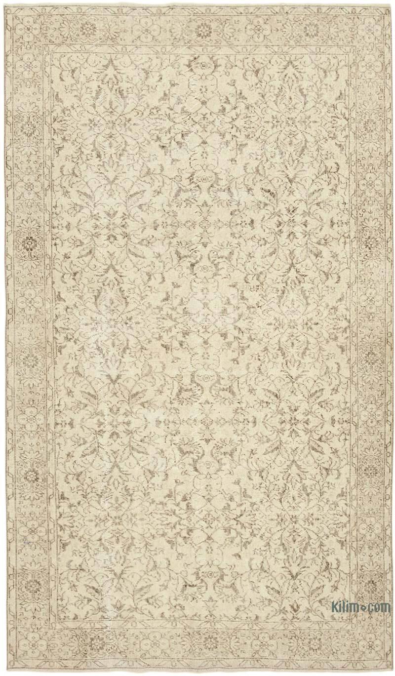 Alfombra Vintage Turca Anudada a Mano - 166 cm x 282 cm - K0074551