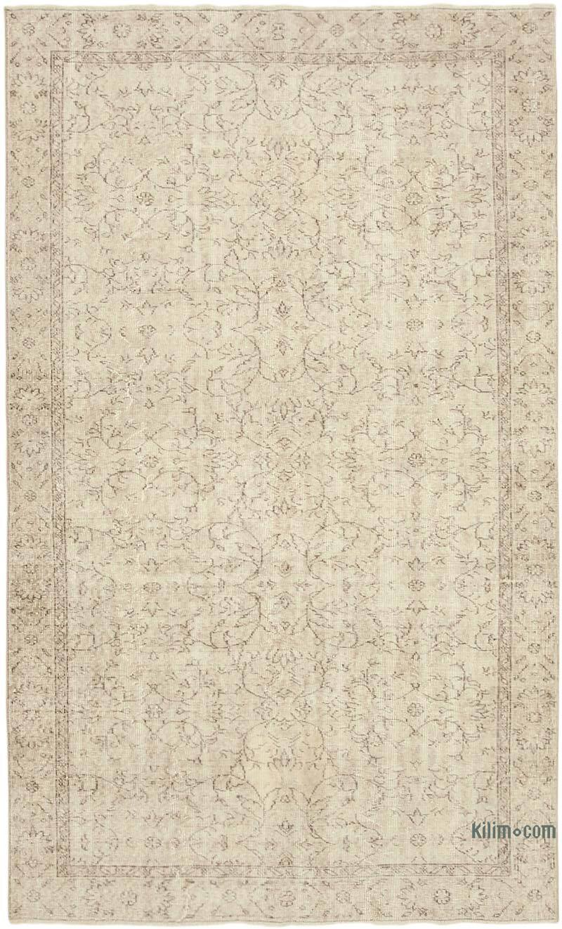 Vintage Turkish Hand-Knotted Rug - 5' 6" x 9' 3" (66" x 111") - K0074552
