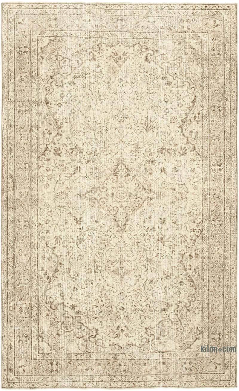 Alfombra Vintage Turca Anudada a Mano - 165 cm x 267 cm - K0074553