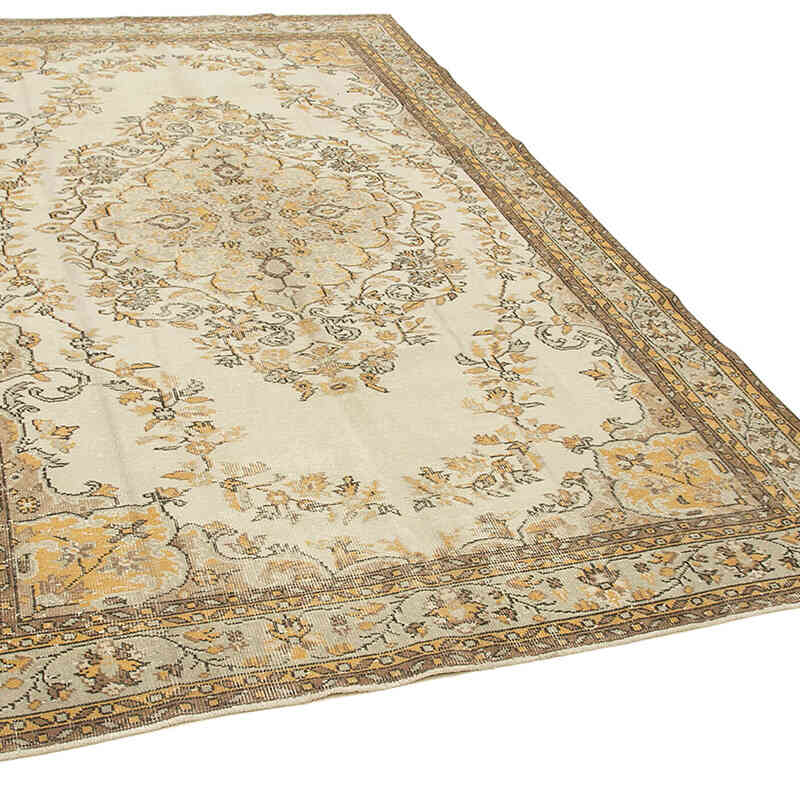 Vintage Turkish Hand-Knotted Rug - 6'  x 9' 7" (72" x 115") - K0074557