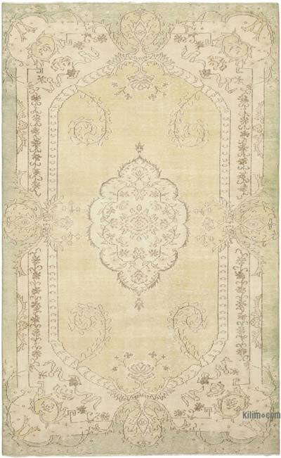 Alfombra Vintage Turca Anudada a Mano - 186 cm x 313 cm