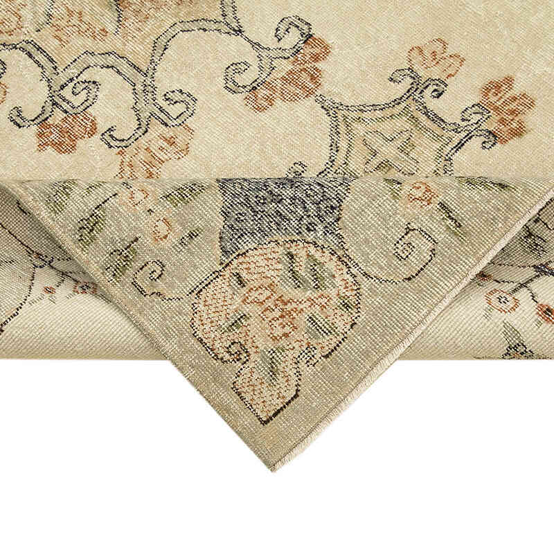 Alfombra Vintage Turca Anudada a Mano - 153 cm x 265 cm - K0074561