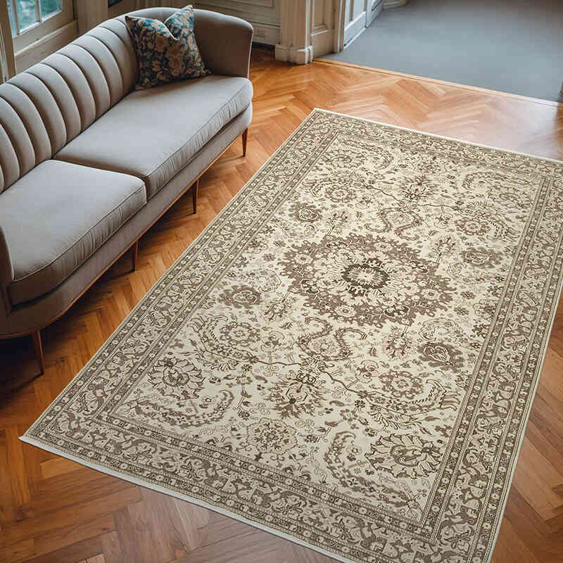 Vintage Turkish Hand-Knotted Rug - 6' 5" x 9' 9" (77" x 117") - K0074571