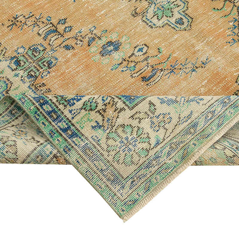 Vintage Turkish Hand-Knotted Rug - 6' 6" x 10' 2" (78" x 122") - K0074579