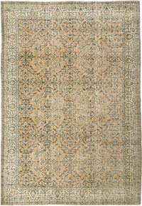 El Dokuma Vintage Halı - 206 cm x 296 cm