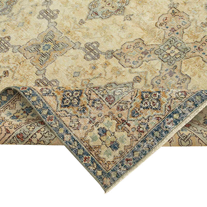 Alfombra Vintage Turca Anudada a Mano - 202 cm x 290 cm - K0074583