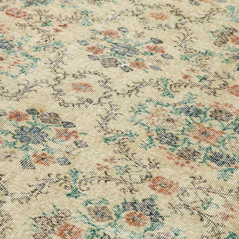 Vintage Turkish Hand-Knotted Rug - 6' 8" x 9' 9" (80" x 117") - K0074588