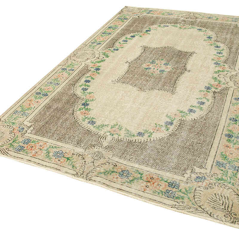 Alfombra Vintage Turca Anudada a Mano - 168 cm x 272 cm - K0074590