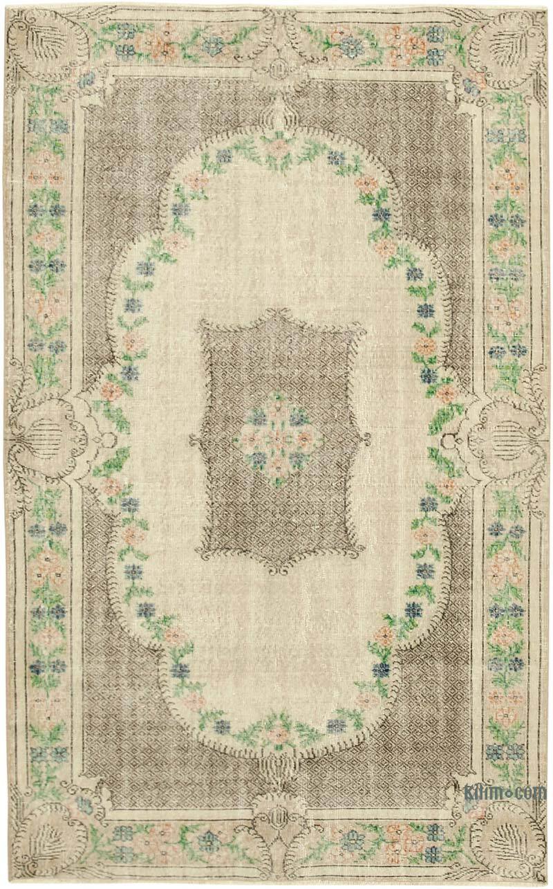 Alfombra Vintage Turca Anudada a Mano - 168 cm x 272 cm - K0074590