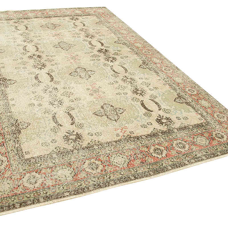 El Dokuma Vintage Halı - 196 cm x 313 cm - K0074591