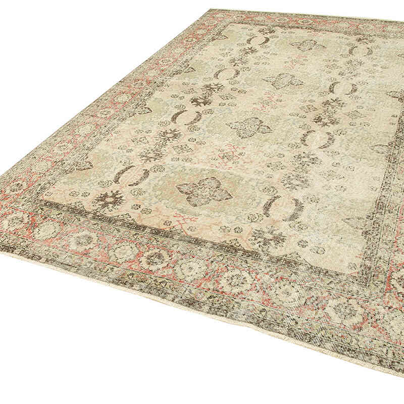 El Dokuma Vintage Halı - 196 cm x 313 cm - K0074591