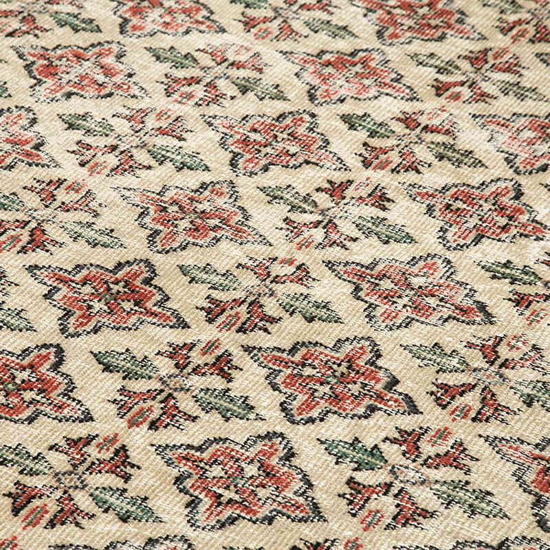 Vintage Turkish Hand-Knotted Rug - 6' 1" x 9'  (73" x 108") - K0074592