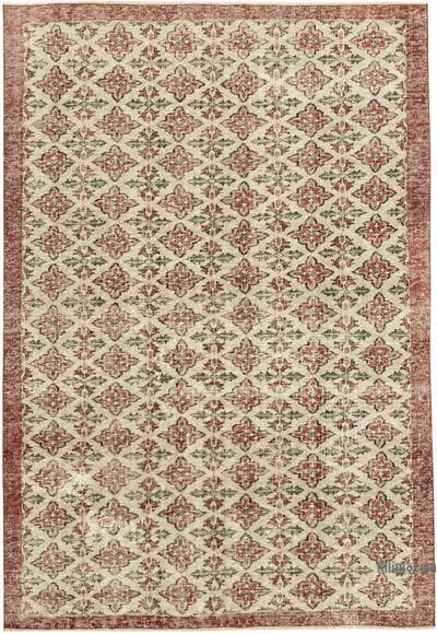 El Dokuma Vintage Halı - 186 cm x 275 cm