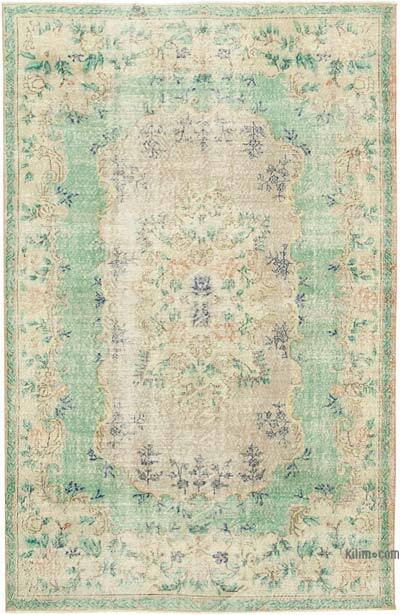 Vintage Turkish Hand-Knotted Rug - 6' 8" x 10' 2" (80" x 122")