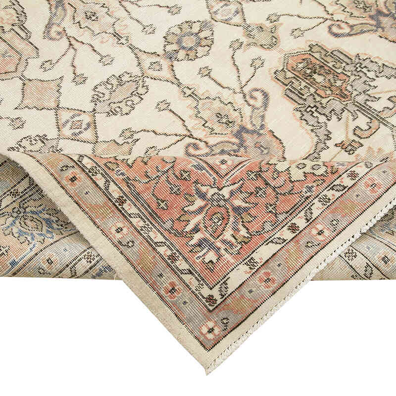 Vintage Turkish Hand-Knotted Rug - 6' 9" x 10'  (81" x 120") - K0074597