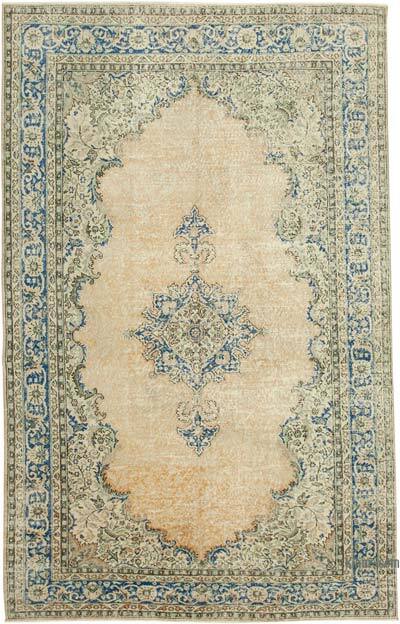 Vintage Turkish Hand-Knotted Rug - 6' 9" x 10' 8" (81" x 128")