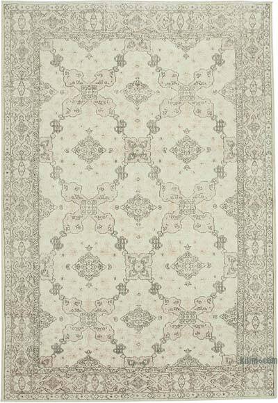 Vintage Turkish Hand-Knotted Rug - 7' 1" x 10' 3" (85" x 123")
