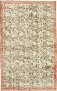 El Dokuma Vintage Halı - 204 cm x 320 cm