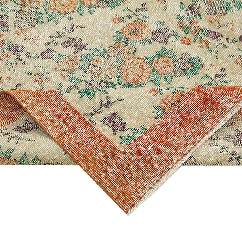 Alfombra Vintage Turca Anudada a Mano - 204 cm x 320 cm - K0074615