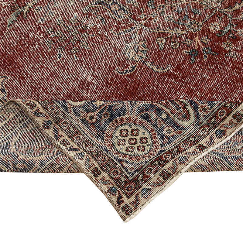 Vintage Turkish Hand-Knotted Rug - 8'  x 10' 10" (96" x 130") - K0074617