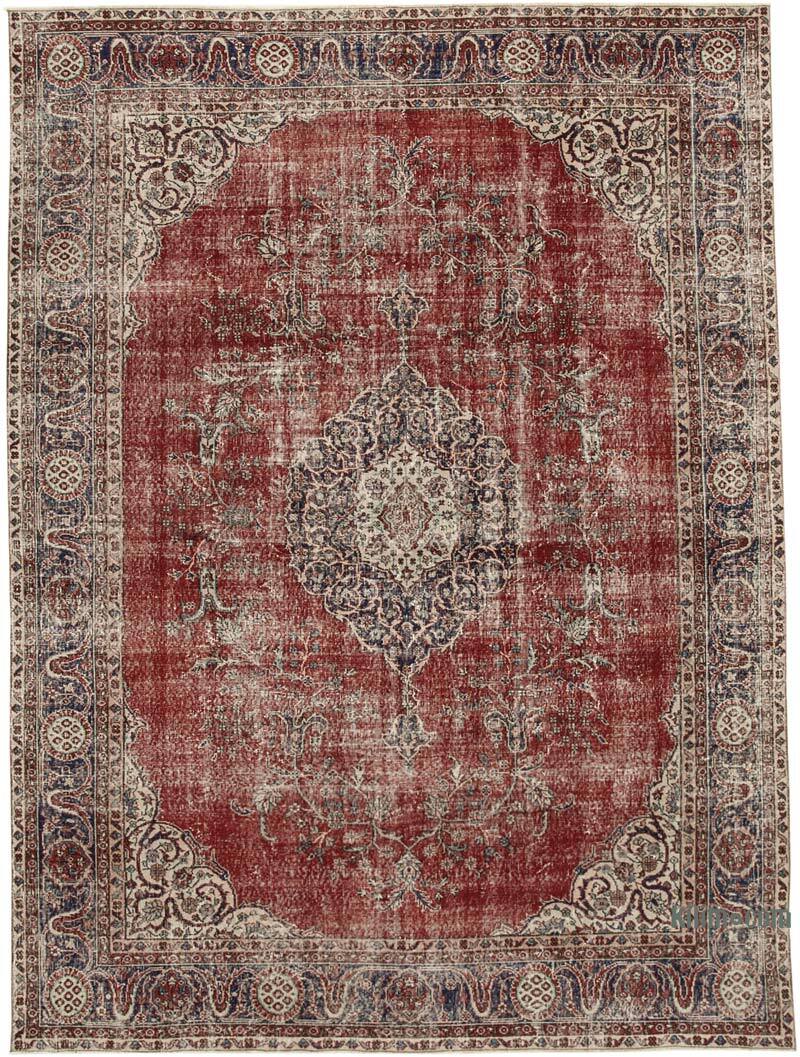 Vintage Turkish Hand-Knotted Rug - 8'  x 10' 10" (96" x 130") - K0074617