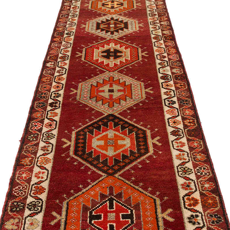 Alfombra Vintage de pasillo - 83 cm x 400 cm - K0074618