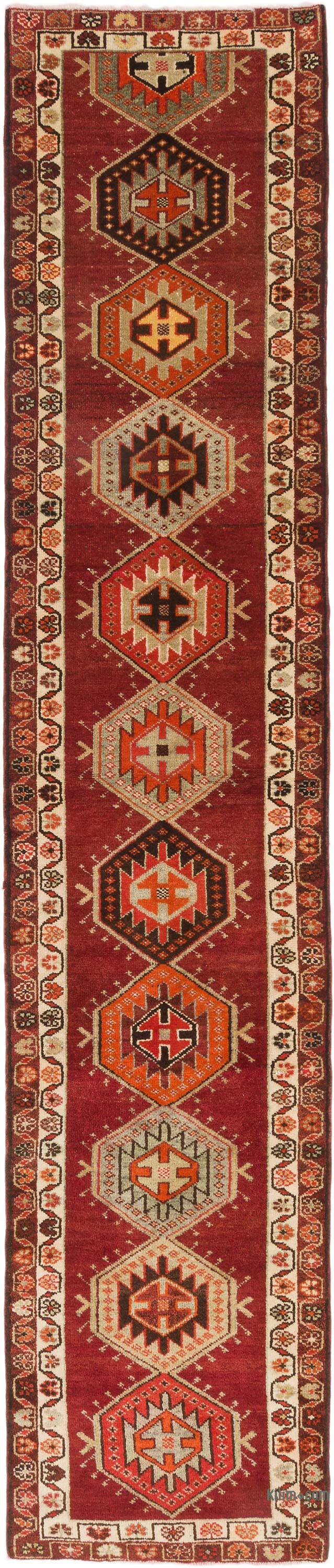 Alfombra Vintage de pasillo - 83 cm x 400 cm - K0074618